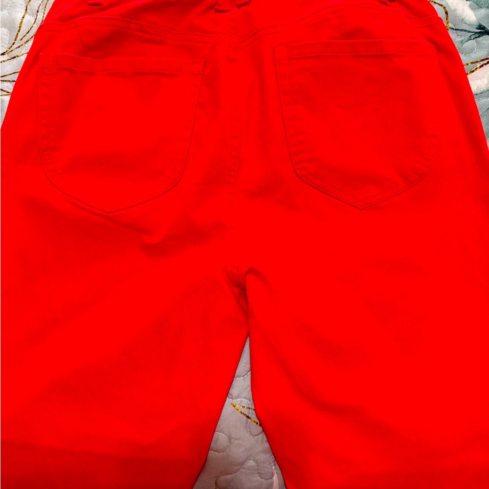 Red Draper James pants!